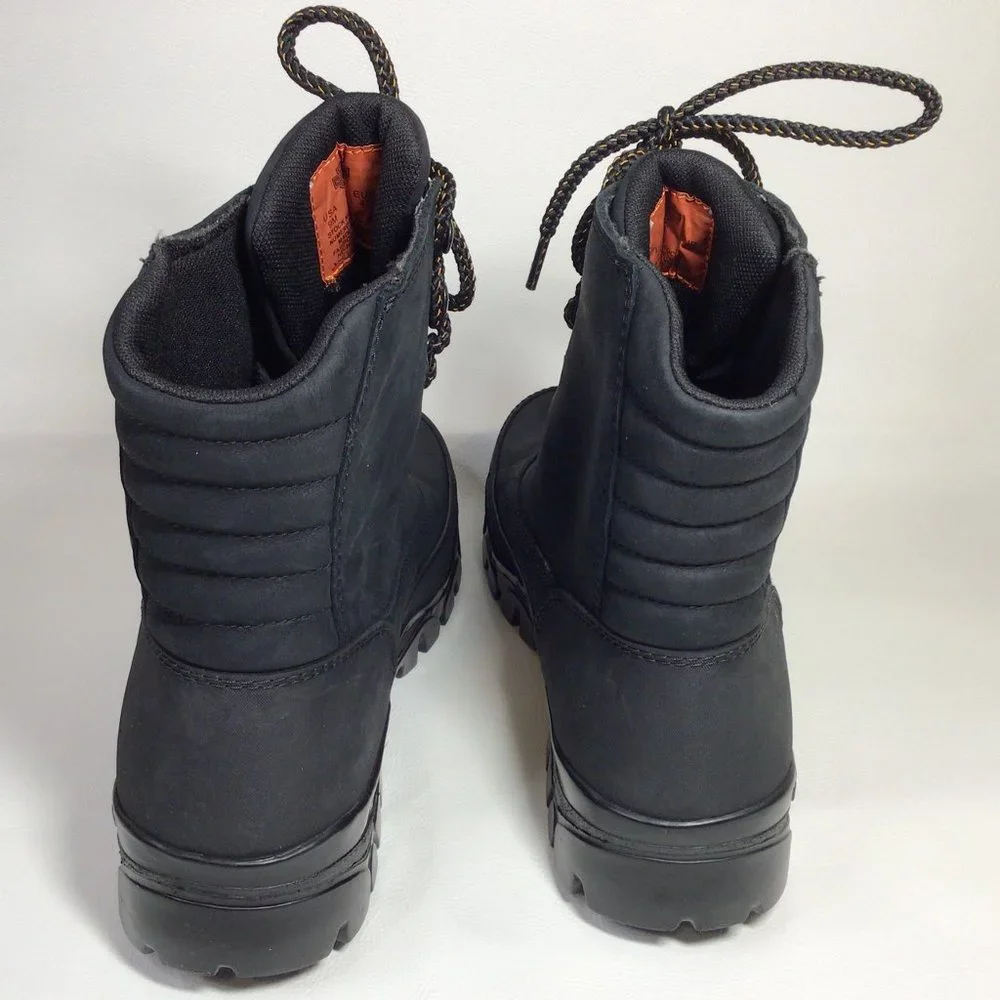 NEW Harley-Davidson Boots Waterproof Black Leather Men's Size 9 - Picture 6 of 11